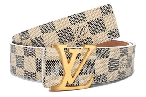 gold lv belt|louis vuitton belt checkered.